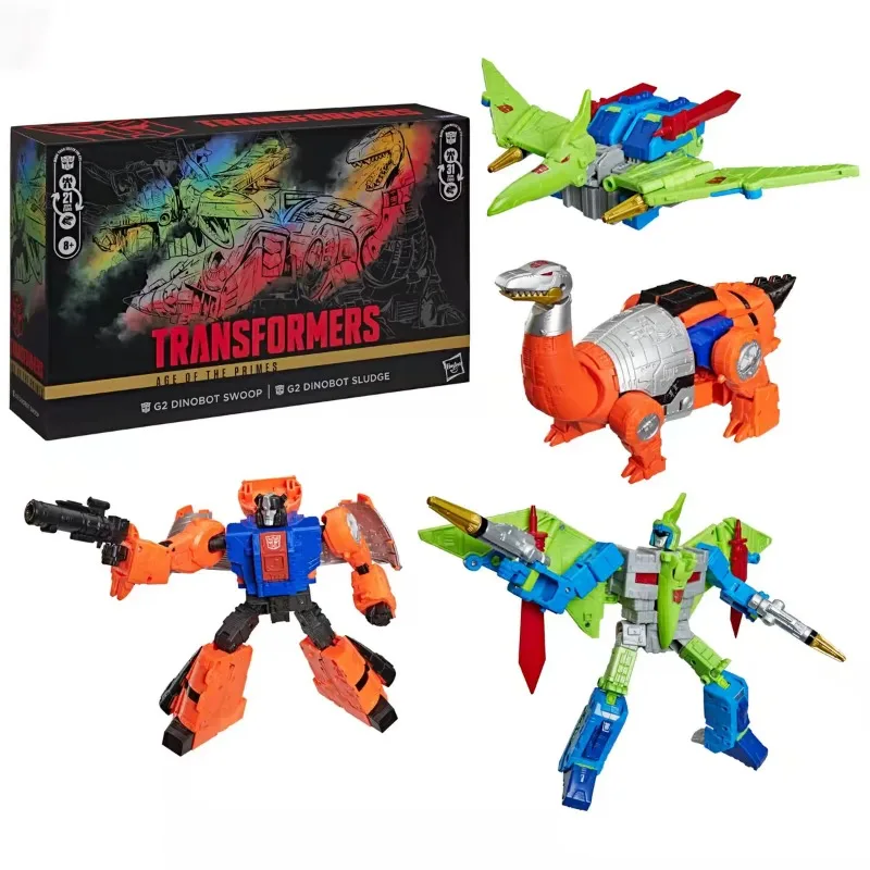 Фото Новые игрушки Hasbro Transformers: Эпоха Праймов, фигурки Сууп и Следж, аниме-модели, коллекционные роботы, игрушки для хобби, подарки №5