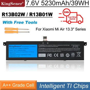 KingSener 7.6V 5230mAh New R13B01W R13B02W Laptop Battery For Xiaomi Mi Air 13.3