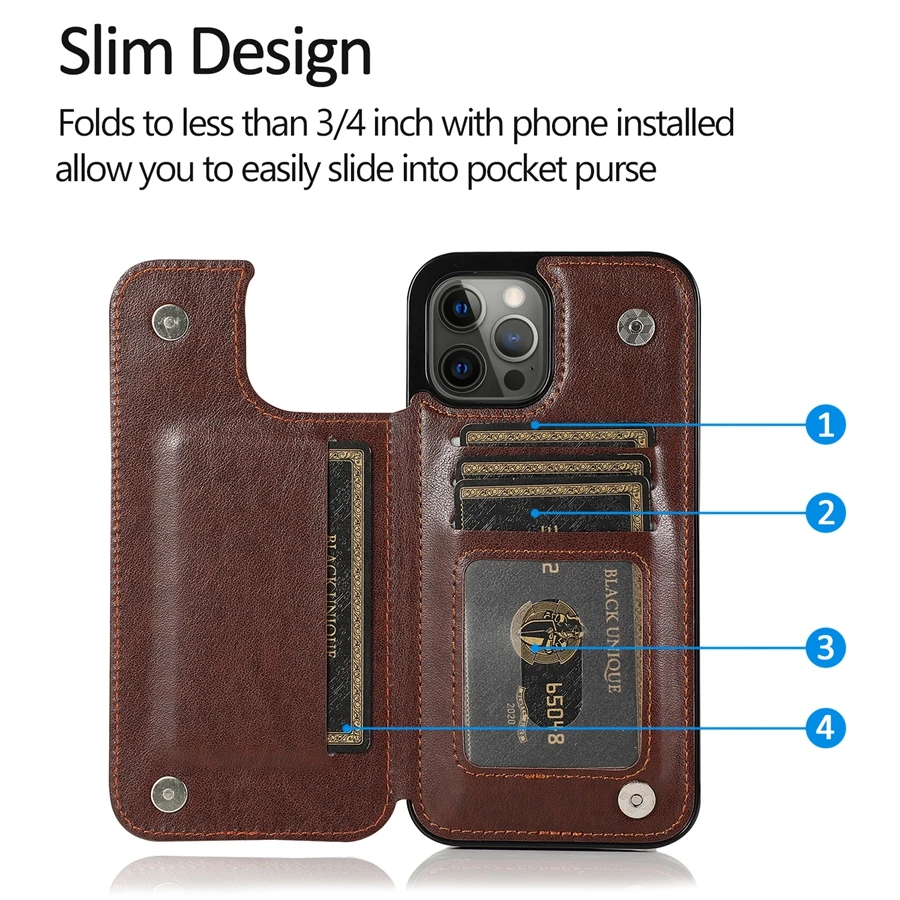 Butterfly Fall Protection Leather Wallet Case For iPhone 14 Pro Max 13 Pro Max 12 Pro Max 11 Pro Max X XR XS 8 7 6 6S Plus 5 5S