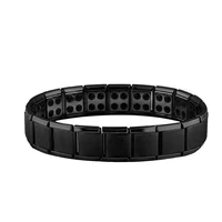 316 stainless steel bracelets for men punk anti fatigue magnetic charm masculinity buckle bangles energy jewelry pulsera hombre