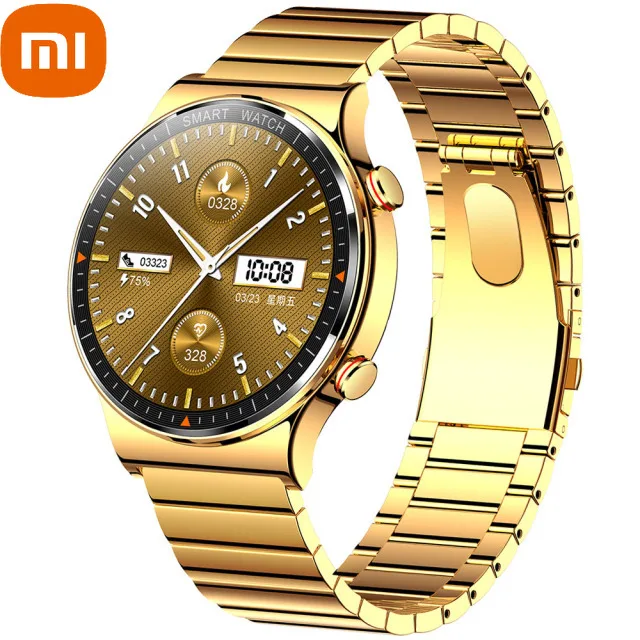 

xiaomi 454*454 HD Smart Watches Men 1.39 Inch Display Bluetooth Call Music Player Link Bluetooth Headset Smartwatch Men