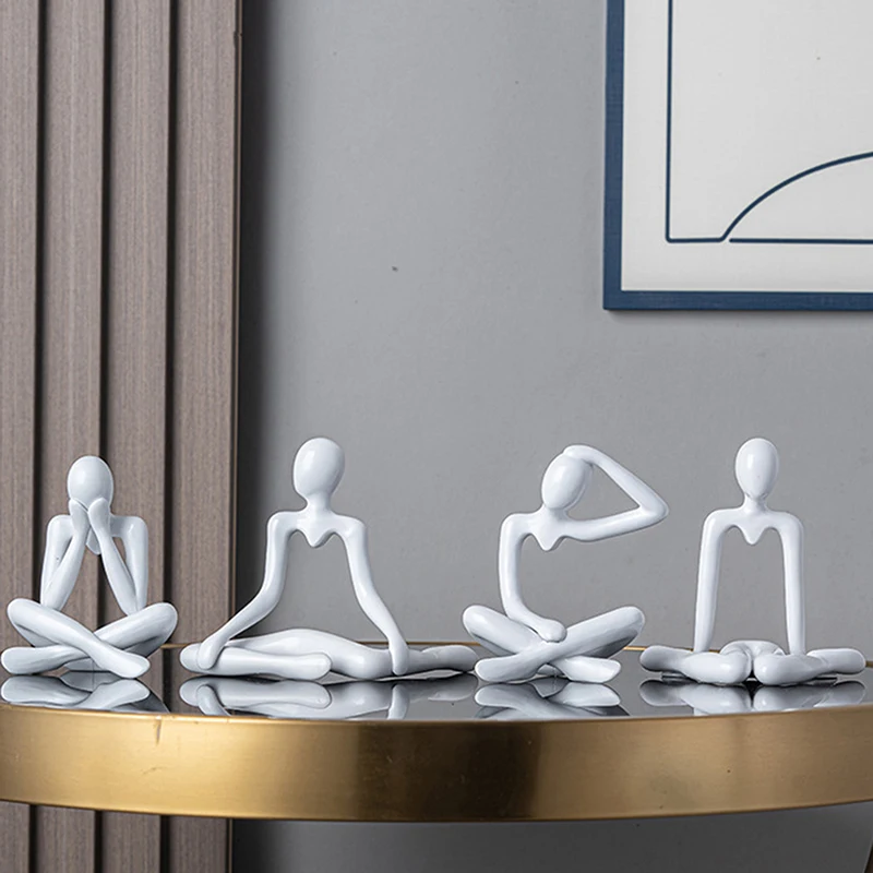 Абстрактная Пластиковая Фигурка Скульптура Тонкая Статуя Источника Ручная