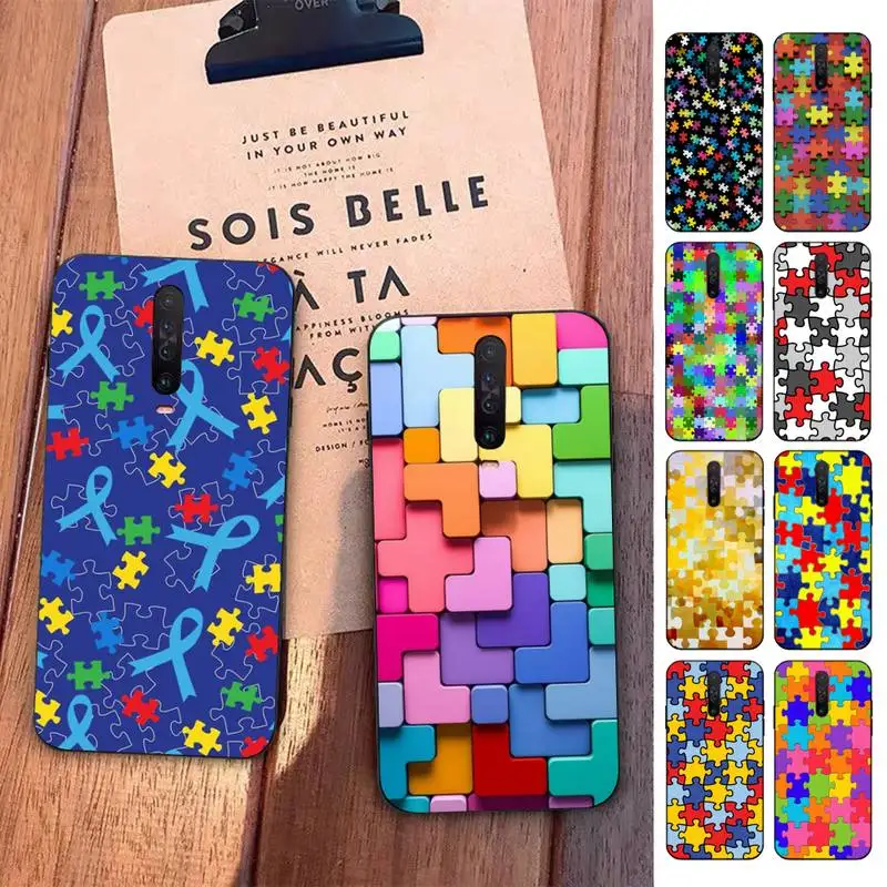 

Puzzle Phone Case for Redmi 5 6 7 8 9 A 5plus K20 4X S2 GO 6 K30 pro