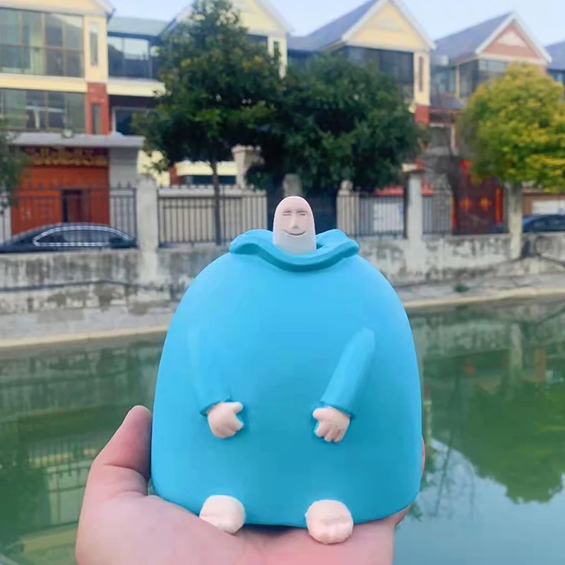 

1 PC Personalized Smiling Finger Table Decor Hand Erect Middle Finger Up Ornaments Home Office Desk Figure Toys Creative Gifts