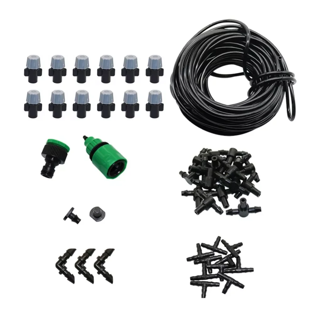 

5m/10m/20m Automatic Misting Watering kit Garden Pouring Drip Irrigation System Agriculture Greenhouse Irrigation Dropshipping