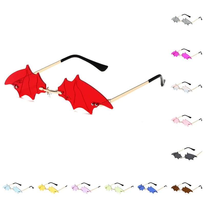 

Солнцезащитные очки без оправы с супергероями из аниме-фильма летучая мышь