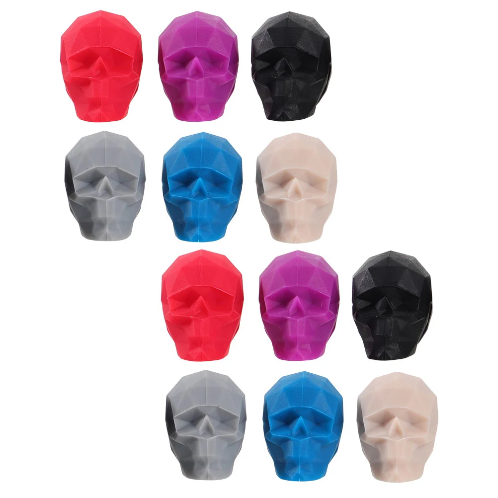 

Glass Markermarkers Silicone Cup Drink Charms Wedding Party Buddies Drinking Recognizer Bar Tag Bottle Spooky Cocktail Red