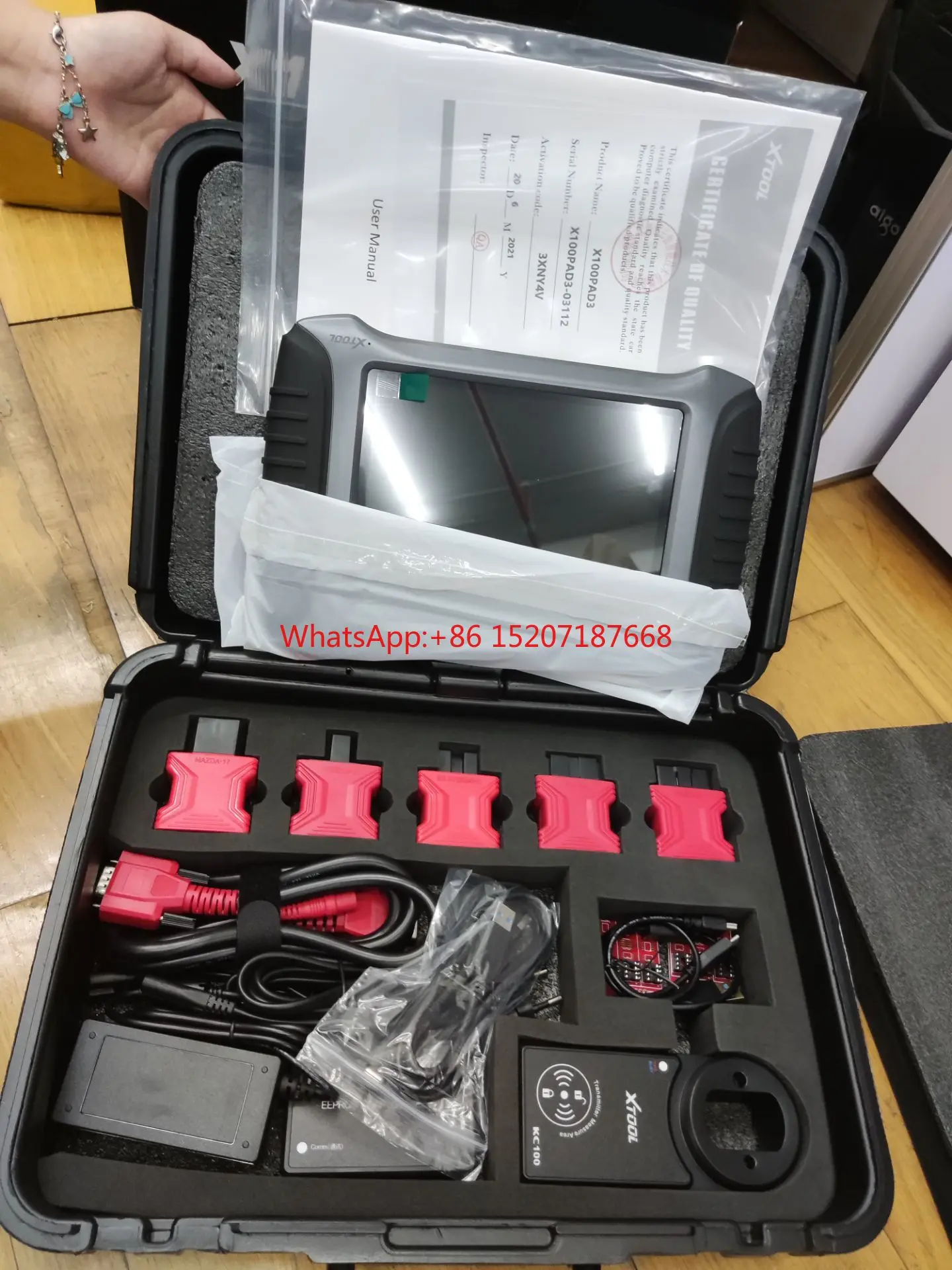 Программатор автомобильных ключей XTOOL X100 PAD3 OBD2 инструмент для диагностики