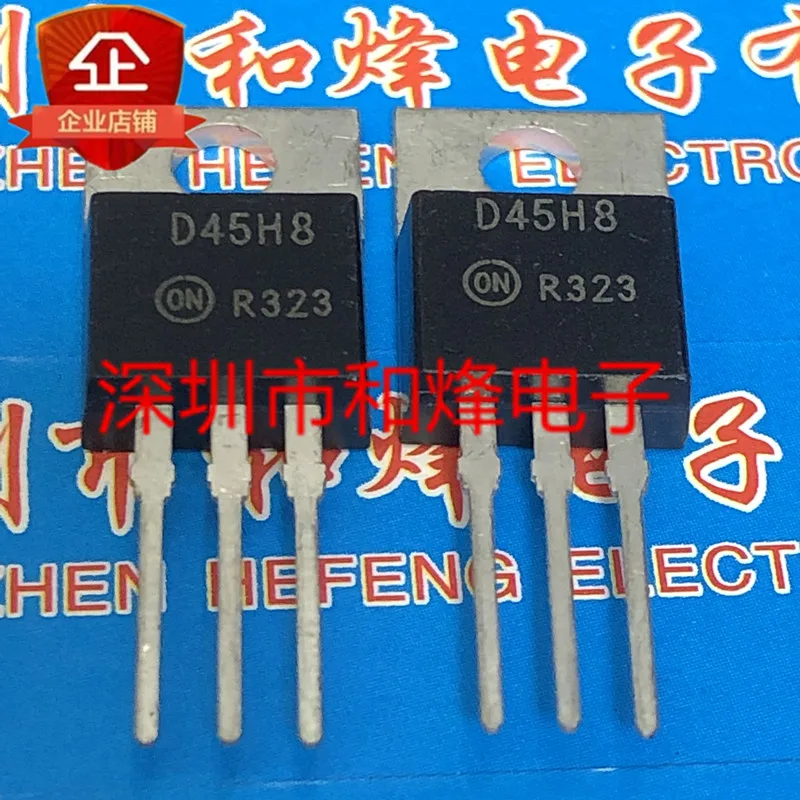 

free shipping D45H8 TO-220 60V 10A 10PCS