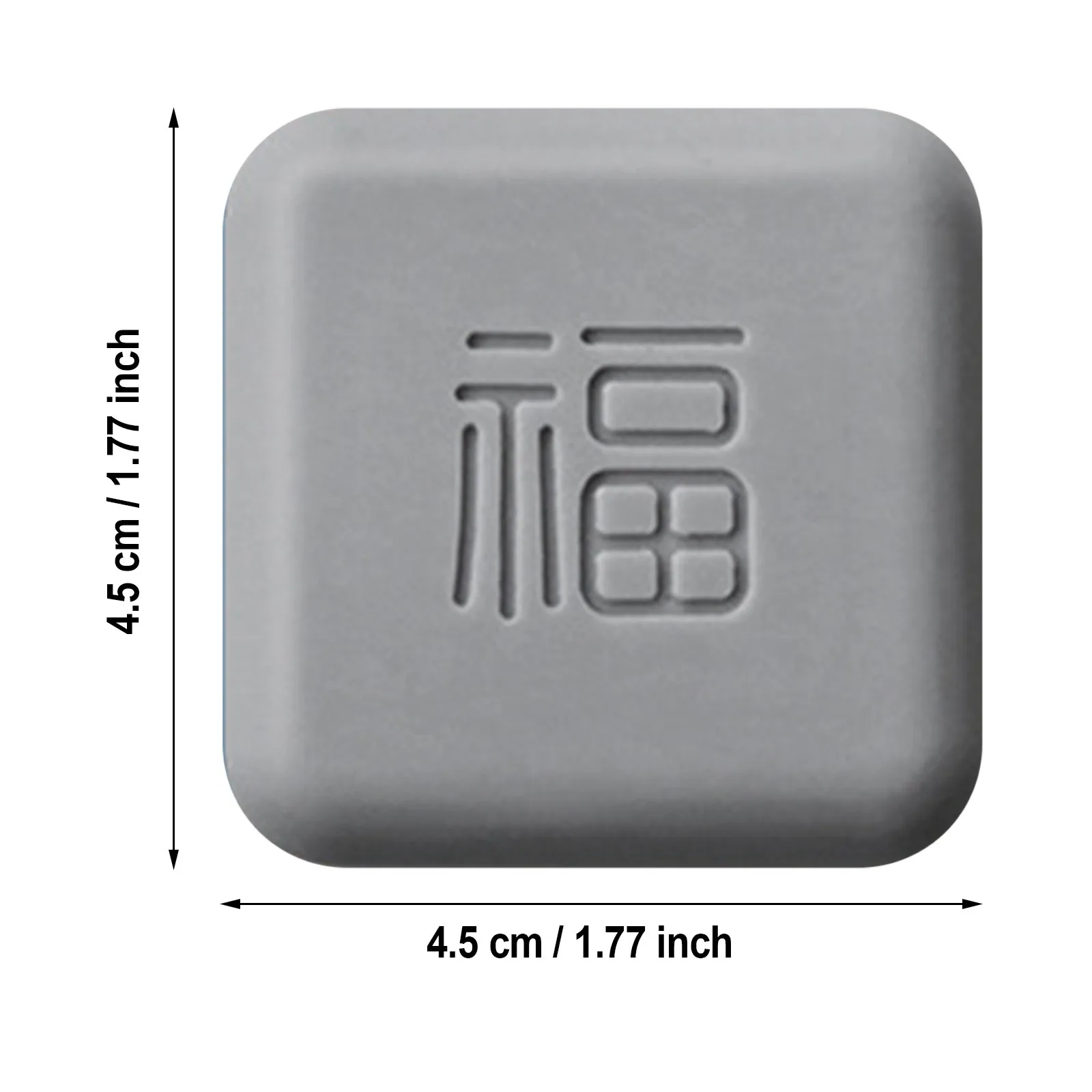 Силиконовая накладка на дверную ручку утолщенный буфер с китайским иероглифом