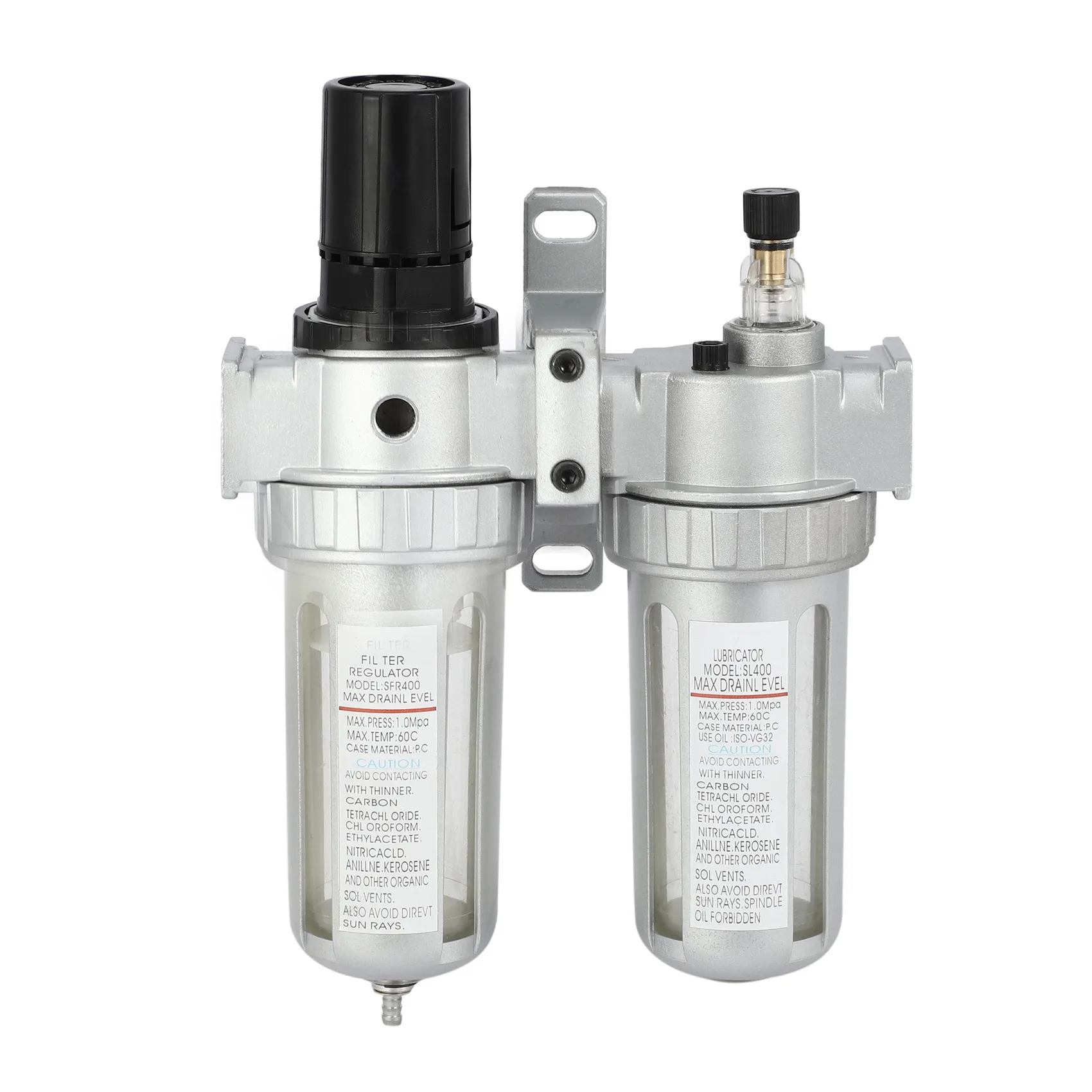 Fuel Oil Water Moisture Lubricator Trap Filter Air Regulator Connection Pneumatic Parts