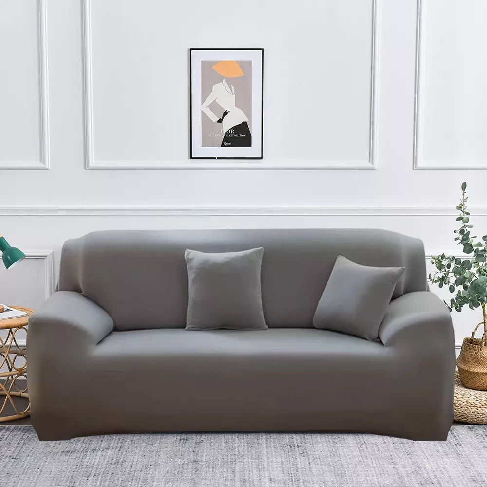 

Elastic Sofa Covers for Living Room Stretch Solid Sofa Slipcover for Pets Chair Couch Cover Corner L-shaped Sofa Need to Buy 2