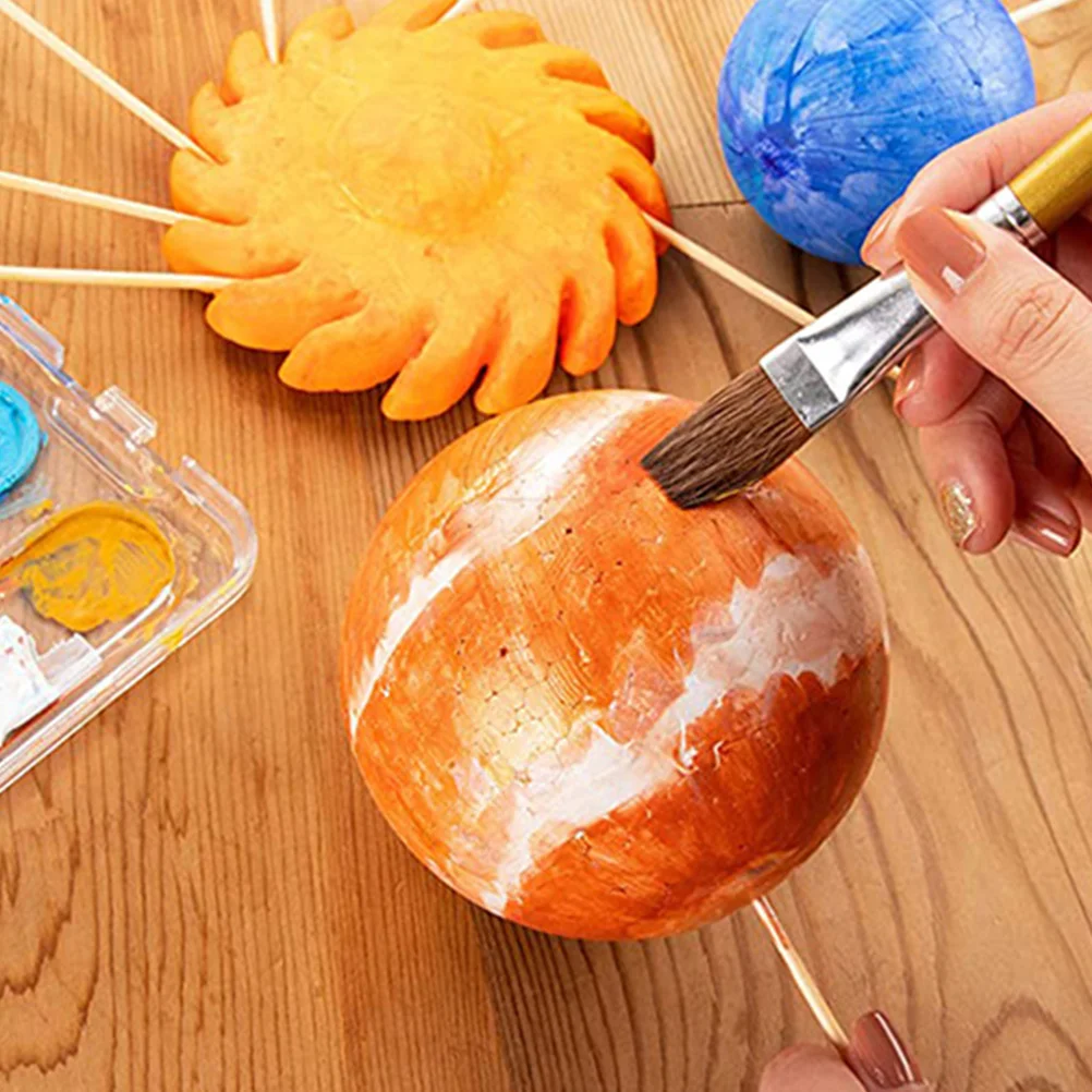 

DIY пенопластовые шарики, пенопластовые шарики, украшения, набор для солнечной системы, детские украшения, поделки, игрушки Aldult