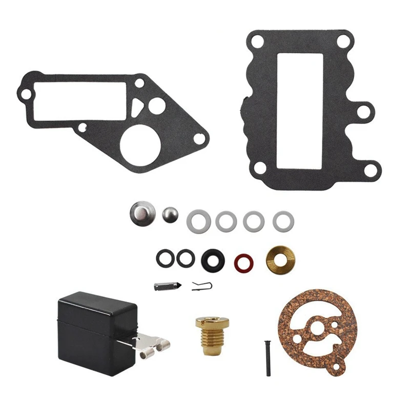 

Suitable For Johnson Evinrude Outboard 9.5 Hp 382048 BRP/OMC With Float Carb Rebuild Kit