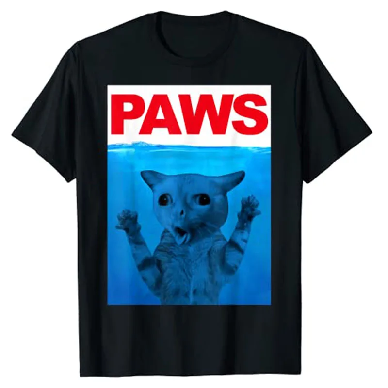 

Paws Cat Meme Humor Funny Kitty Lover Funny Cats Dads Mom T-Shirt Sarcasm Cat Love Gift Cute Graphic Tee Top Short Sleeve Outfit