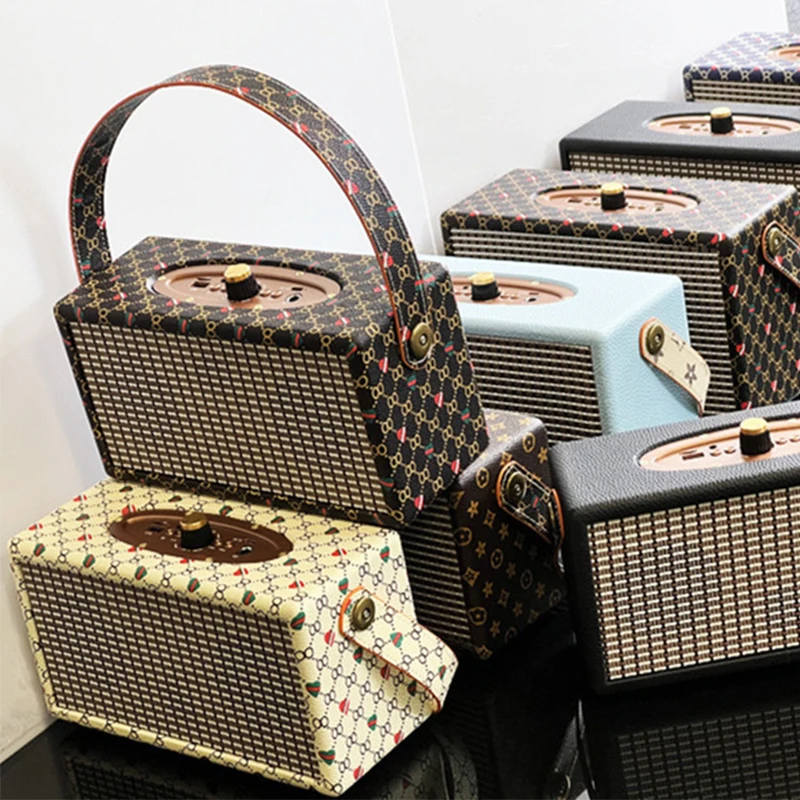 

Vintage Retro Bluetooth Speaker with Marshall Style - Perfect Home Decoration for Music Lovers