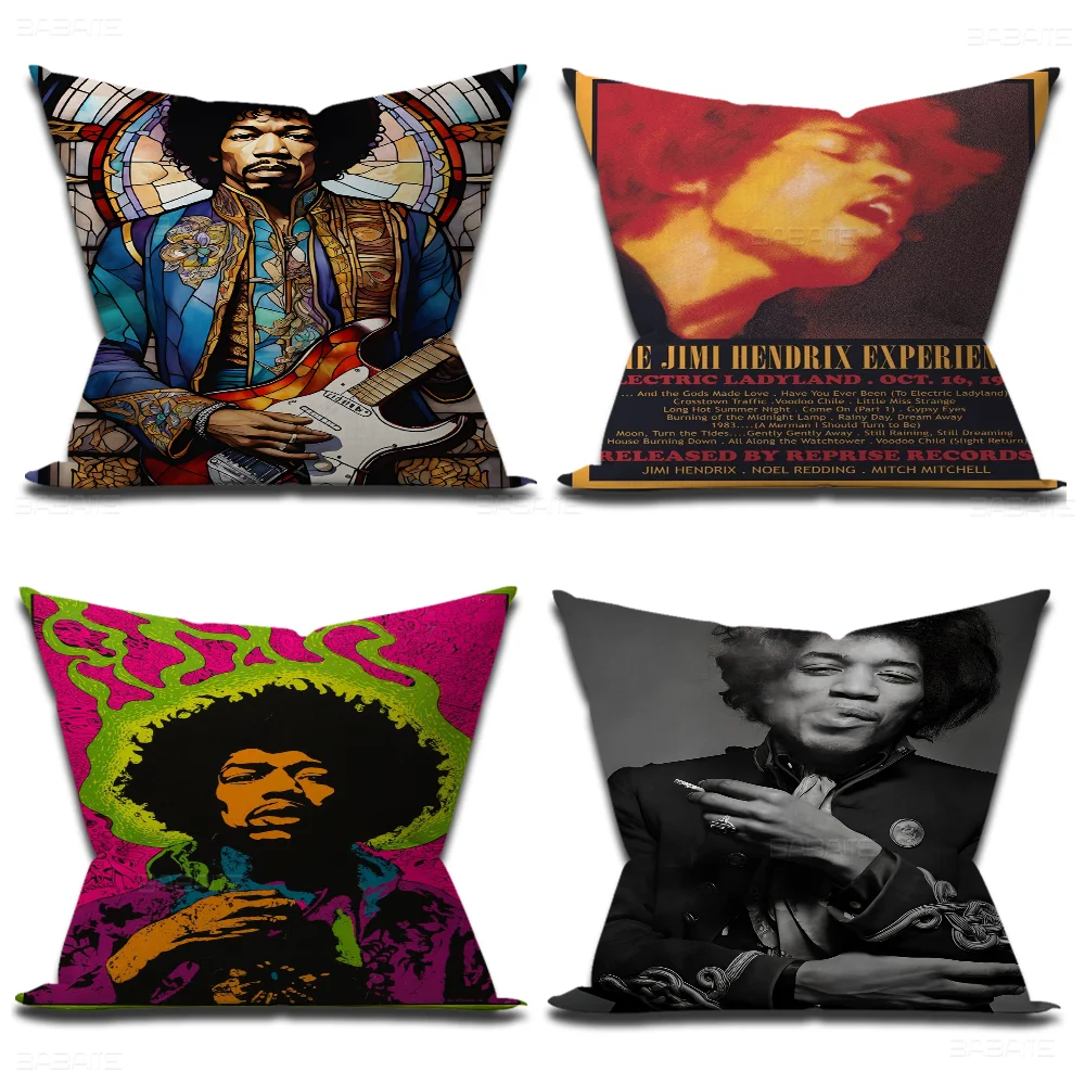 SINGER J-JIMI H-HENDRIX Pillowcases Home Bedding Decorative Pillow Cover Wedding Super Soft Case