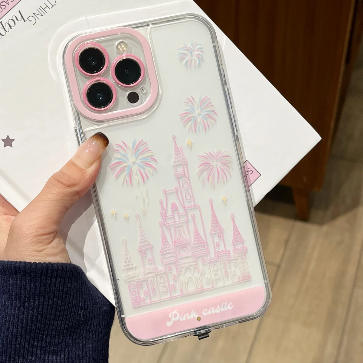 Фото Чехол для телефона Luminous Call Light Up Flash Flowers Castle Pattern для iPhone 16, 15, 14, 13, 12, 11 Pro Max Plus 5, чехол для выращивания света №4