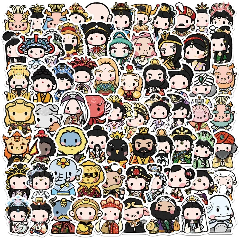 70 шт. наклейки Путешествие на Запад чемодан чашка с водой канцелярские