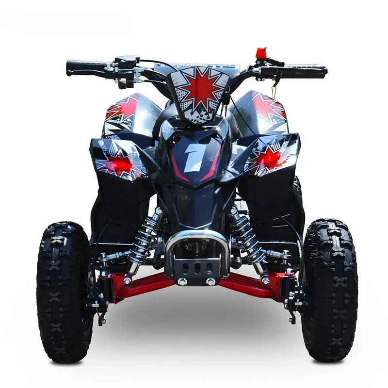 Фото ATV 49Cc 2WD Quad Bike с воздушным охлаждением и 2-тактным 4-колесным внедорожным багги с цепным приводом, автоматический электрический запуск для детей №4