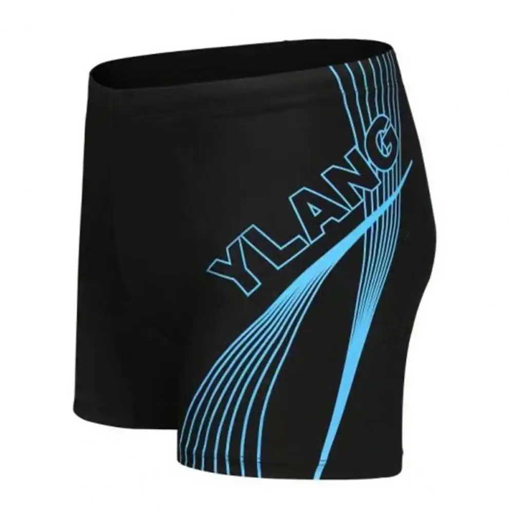 

Fashion Breathable Male Letter Print Swimming Pool Trunks Elastic Waistband Plus Size Men Swimming Trunks Beachwear