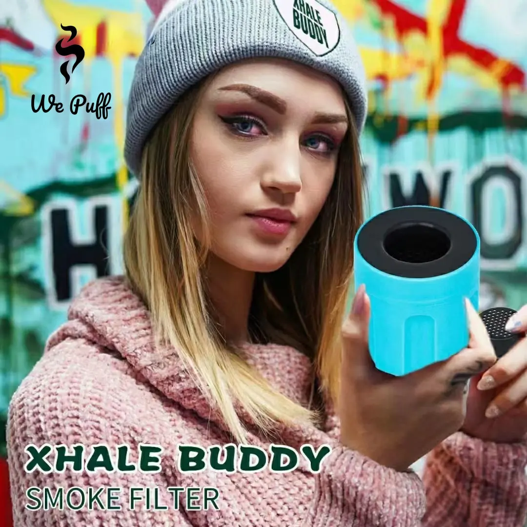 

WE PUFF XHALE BUDDY Smoke Filter Car Smoking Purifier Extra Changeable Activated Carbon Filter Mesh Presonal Smoking Accessories