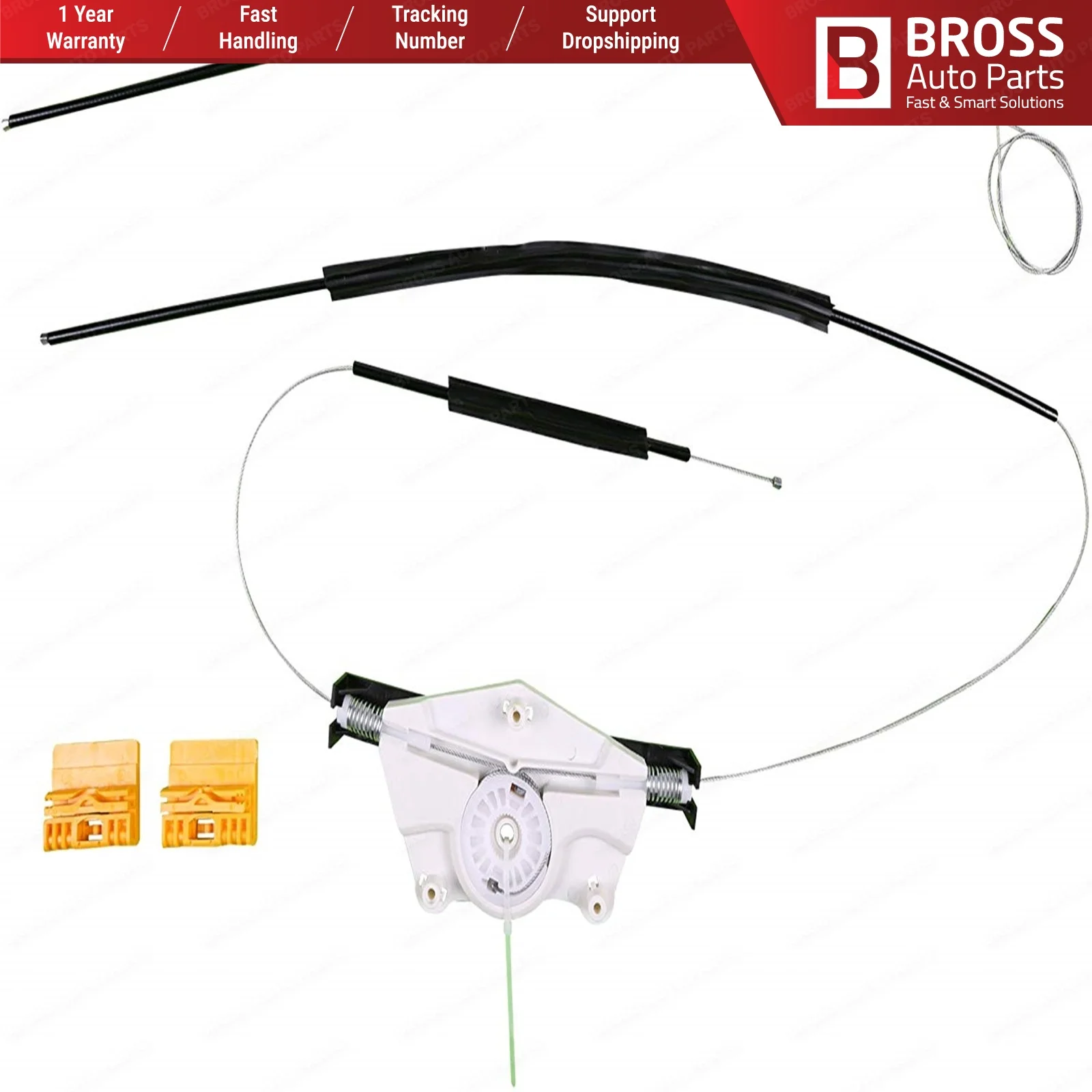 Bross автозапчасти BWR325 электрическая мощность регулятор окна Ремонтный комплект