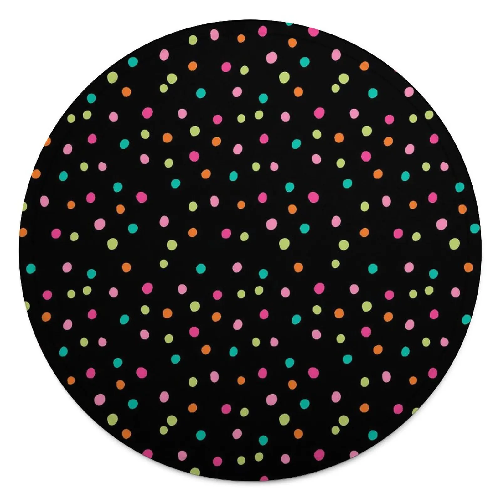 

Цветные круглые фланелевые одеяла в горошек, качественное теплое мягкое Радужное одеяло, зимнее покрывало для кемпинга, спальни с принтом