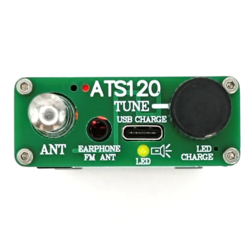 Портативный ATS120 SI4732 ESP32 Bluetooth SSB FM RDS 64-108 МГц AM LSB USB-радиоприемник + 2 4-дюймовый