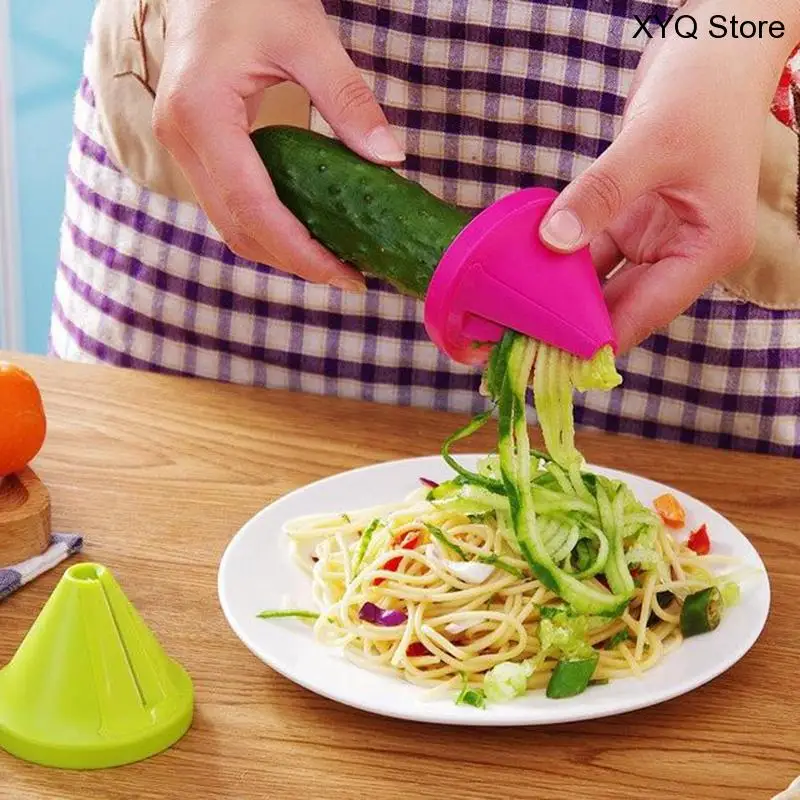 

NEW Vegetable Fruit Spiral Shred Process Device Cutter Slicer Peeler Kitchen Tool Spiralizer Cutter Graters kitchen tool Gadget