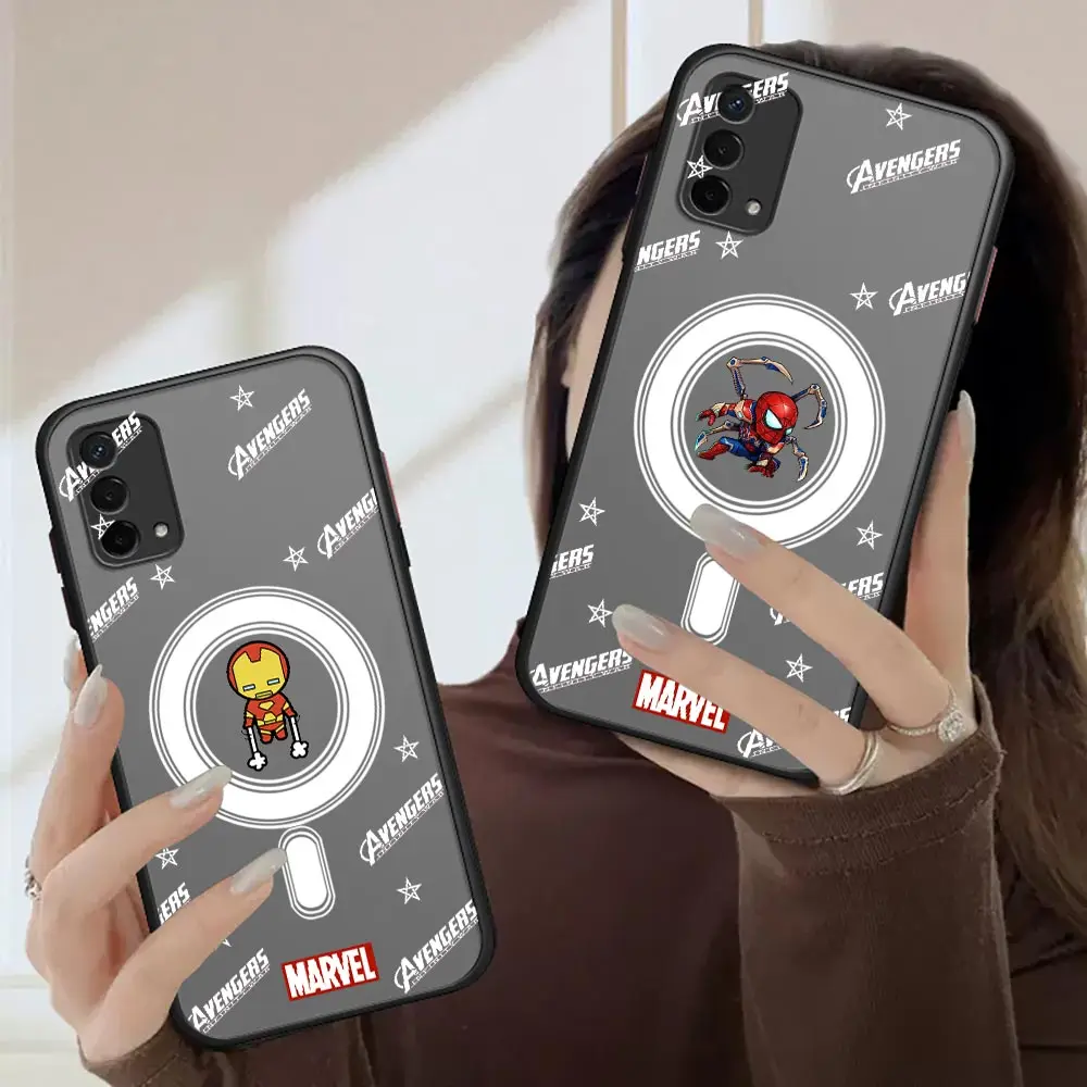 

Marvel Spider Man Iron Man Cover For OPPO A94 A93 A92 A92S A91 A83 A74 A73 A72 A71 A59 A57 A55 A54 A53 A39 A37 A31 2020 5G Case