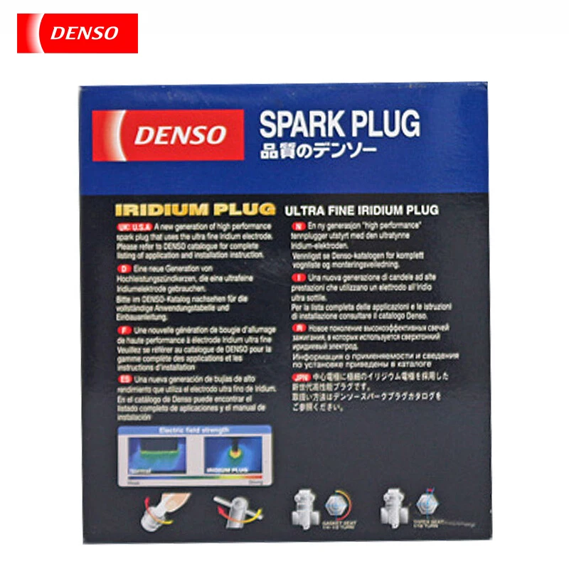 Свеча зажигания DENSO Iridium Platinum FXU16HR11 3478 адаптируемая на сопло Freddy Solanto Sunda