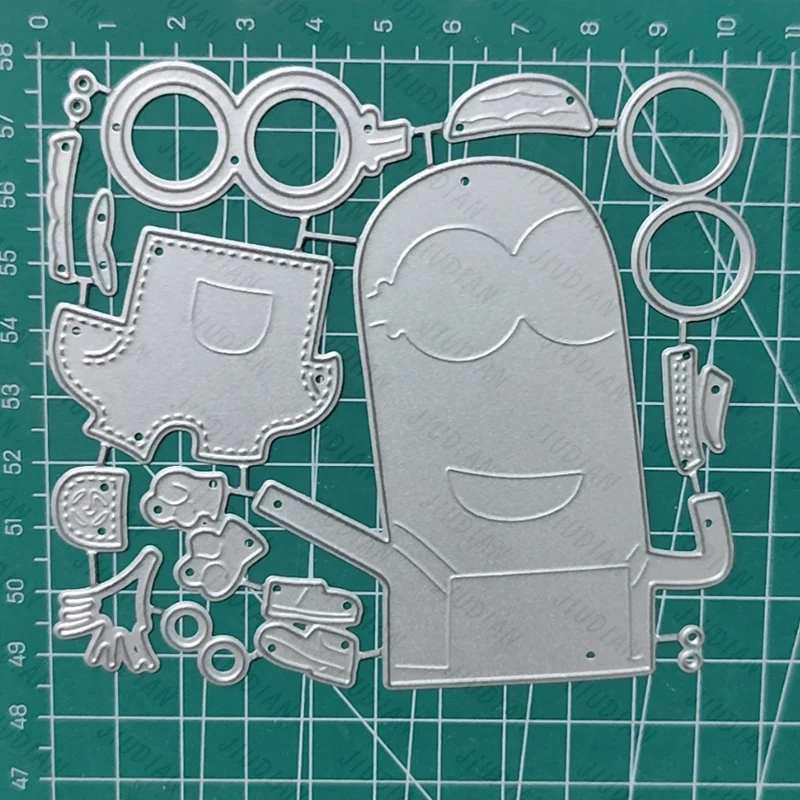 Милая маленькая желтая кукла металлические Вырубные штампы для сделай сам