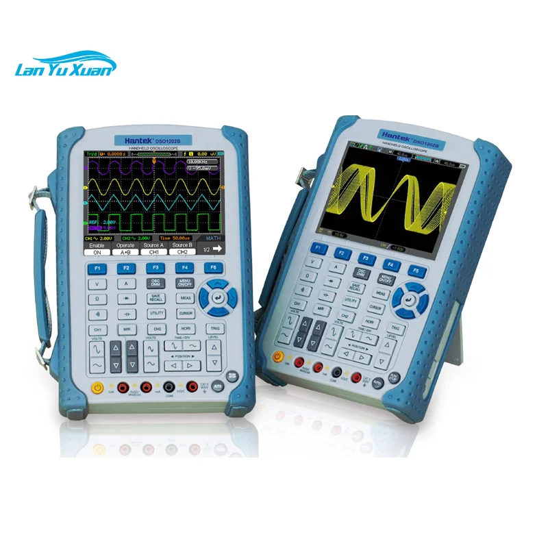 

Hantek DSO1102B 2 Channel 100MHz 1GSa/s Digital Handheld Oscilloscope 6000 Counts DMM with Analog Bar graph