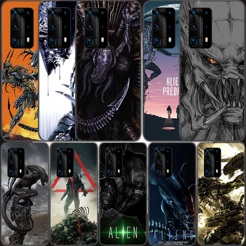 

Чехол для телефона Alien vs Predator для Huawei Mate 30 Lite 20 10 40 Pro P50 Pro P40 P30 Lite P20 P10