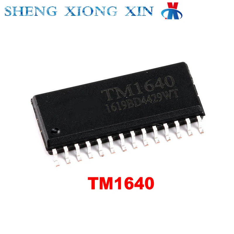 

10pcs/Lot TM1640 SOP-28 LED Display Driver TM164 TM16 Integrated Circuit