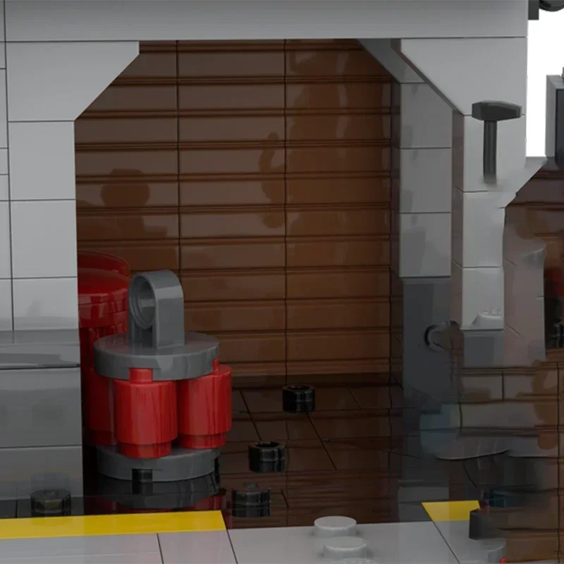 Звездная модель фильма Moc Building Bricks Модульная императорская база # 2-командный