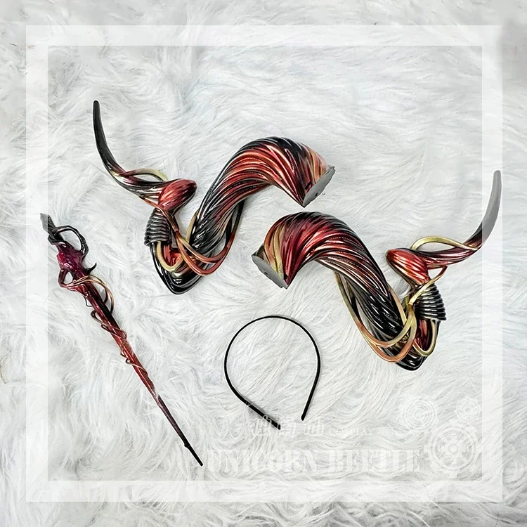 Головной убор с рогами Herkunftshorn arotto Knight Dietmar Gustav Von Urtica волшебная палочка для