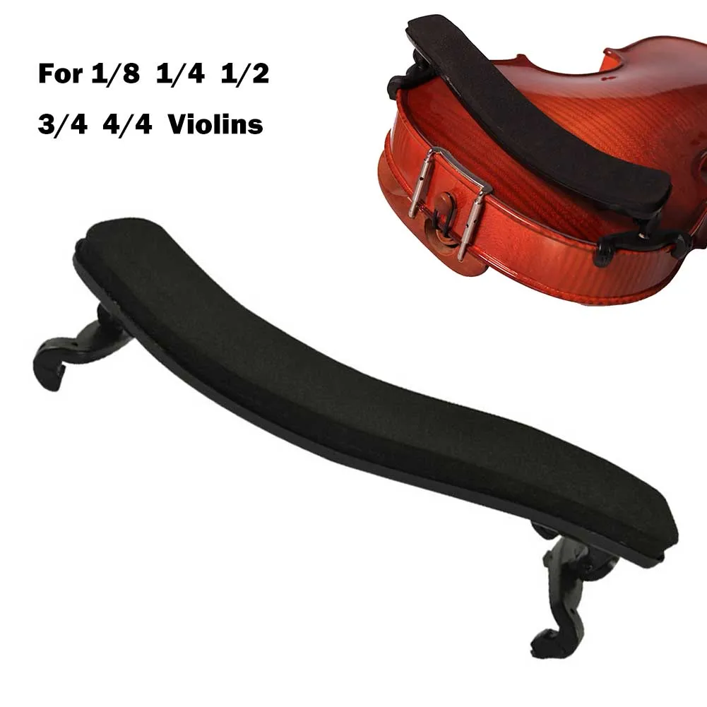 

Violin Shoulder Rest Support Plastic Padded Adjustable All Size For 1/8 1/4 1/2 3/4 4/4 Fiddle Violins Parts Accessories