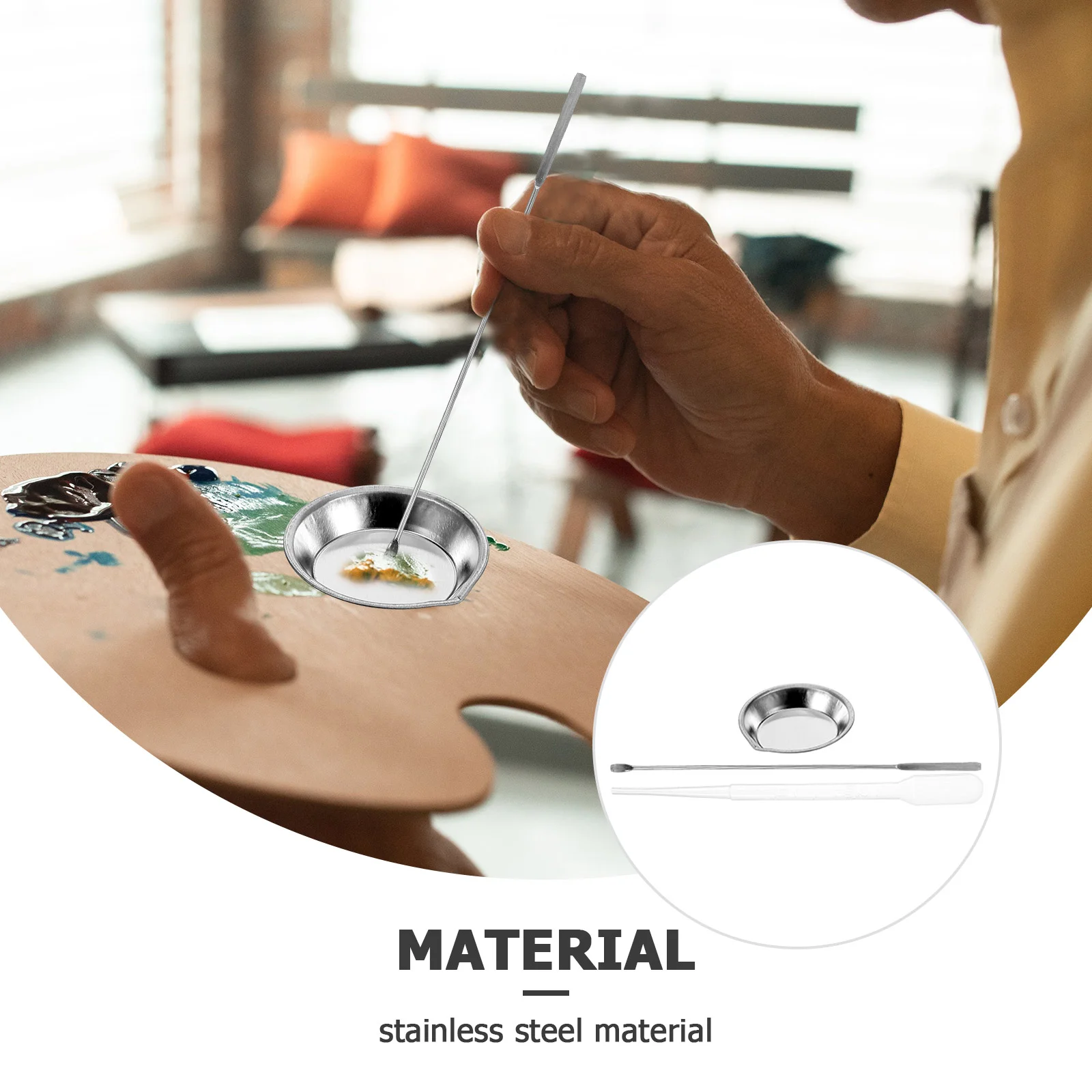 Лоток для краски капельница модель мешалки рисования аксессуары палочки