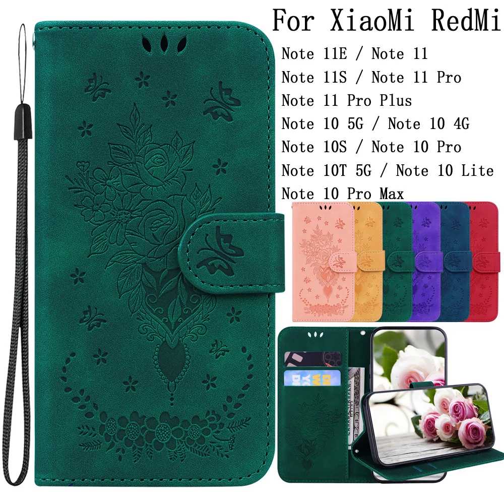 

Sunjolly Mobile Phone Cases Covers for XiaoMi RedMi Note 11 11E 11S 10 10S 10T Pro Max Lite Plus 4G 5G Case Cover coque Flip