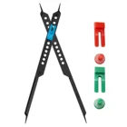 Пропорциональный разделитель шкалы 10 дюймов, инструмент для рисования, портативный инструмент для рисования для художников, регулируемая пластиковая линейка для рисования, Новинка