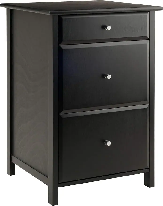 

Winsome Delta File Cabinet Black Home Office