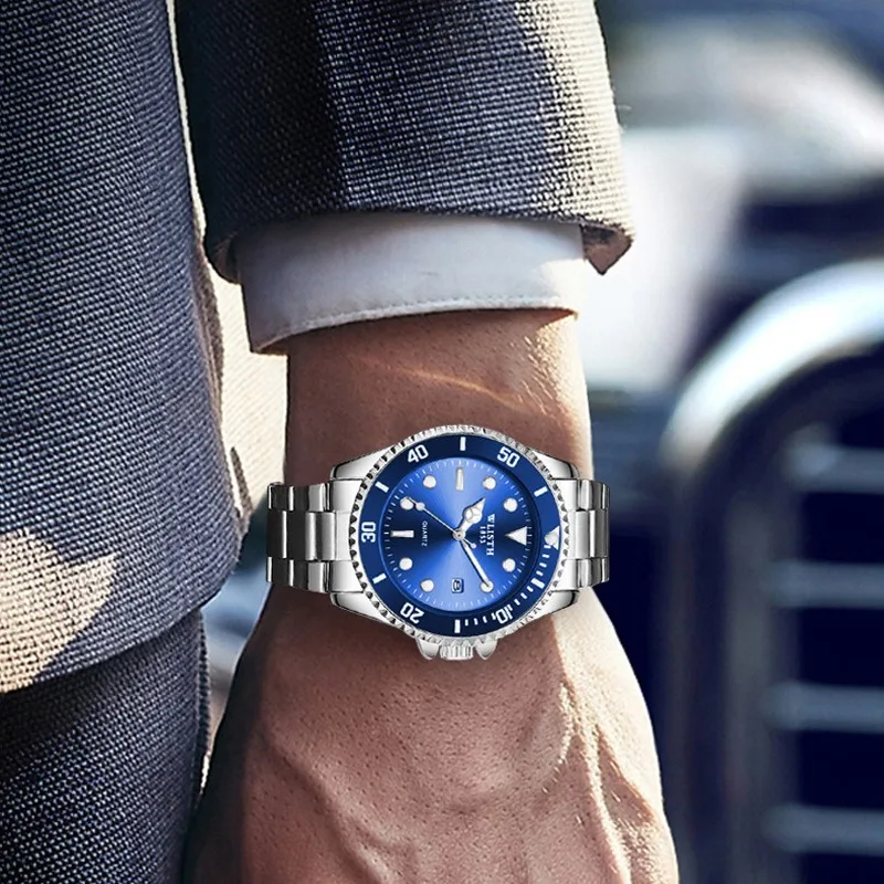 

Mens Watches Casual Quartz Watches Men Stainless Steel Ananke Top Brand Luxury Waterproof Masculino Esportivo Gift Clock