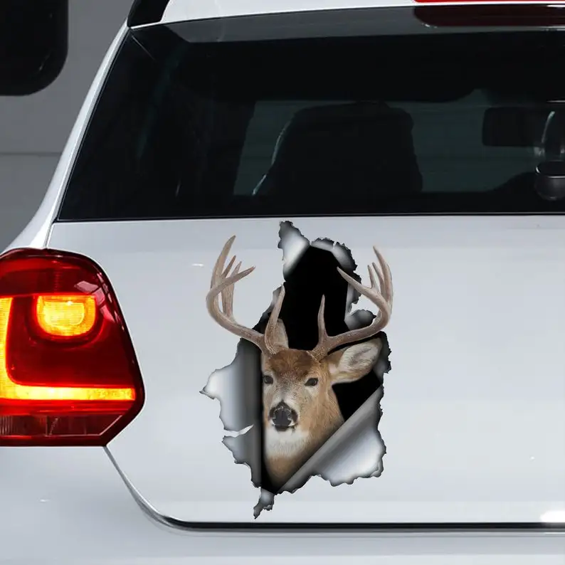 

Pet Car StickersBig Buck Car Decal, Buck Magnet, Buck Sticker, Car Decoration