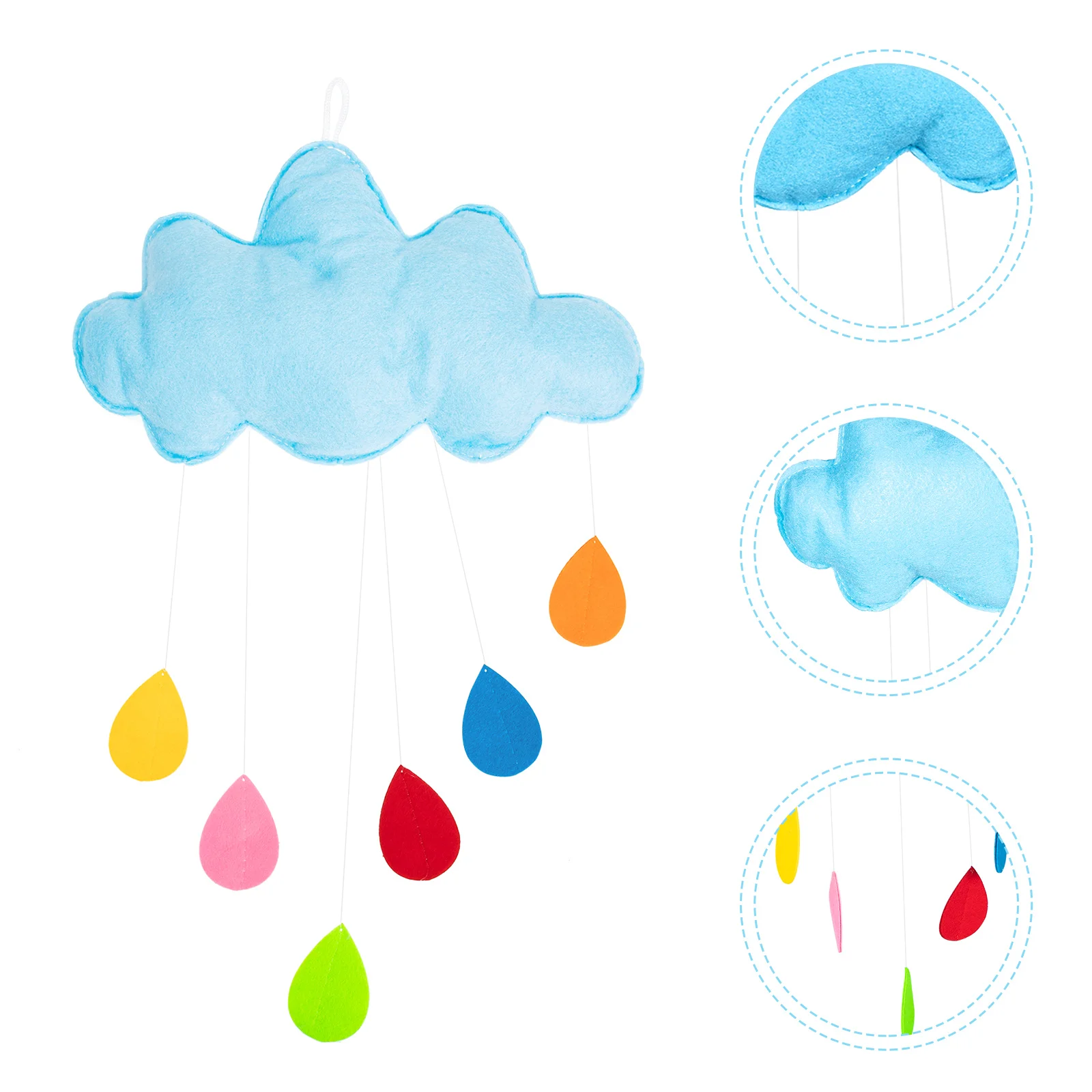

Raindrop Hanging Pendant Raindrop Cloud Ornament Children's Room Hanging Adorn