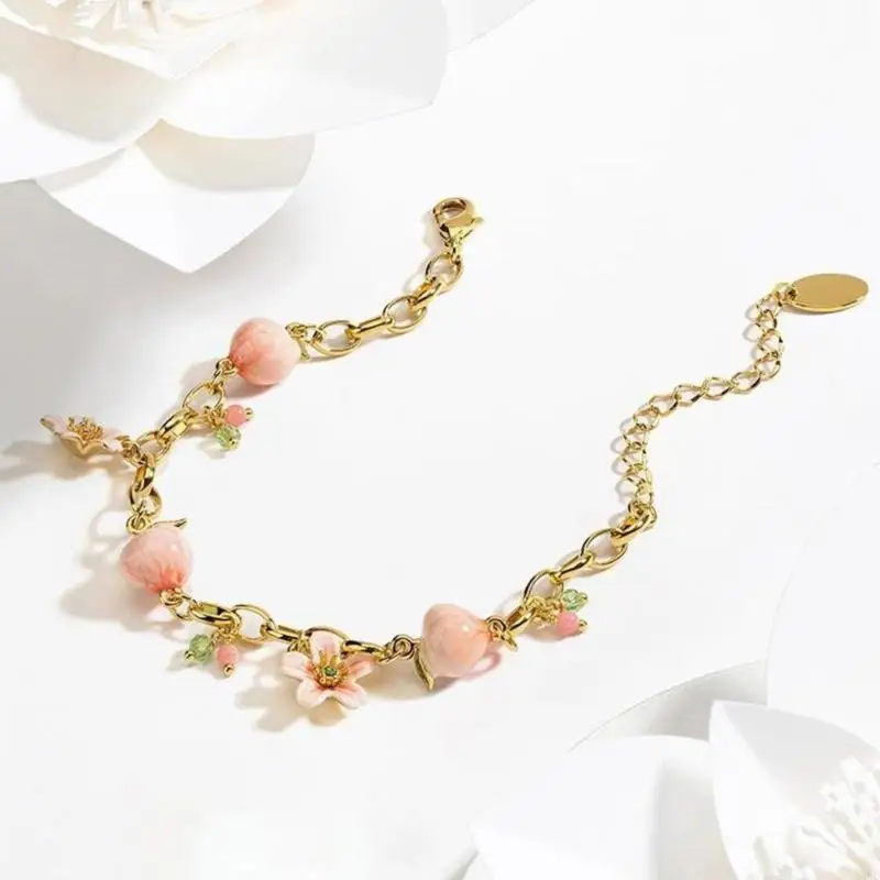 62KE FADAY PEACH BRACETE символизирующий сладость и удачу для ежедневной