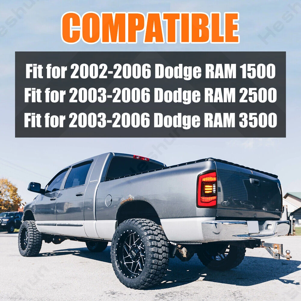 Задние фонари для Dodge RAM 1500 2500 3500 2002 2003 2004 - 2006