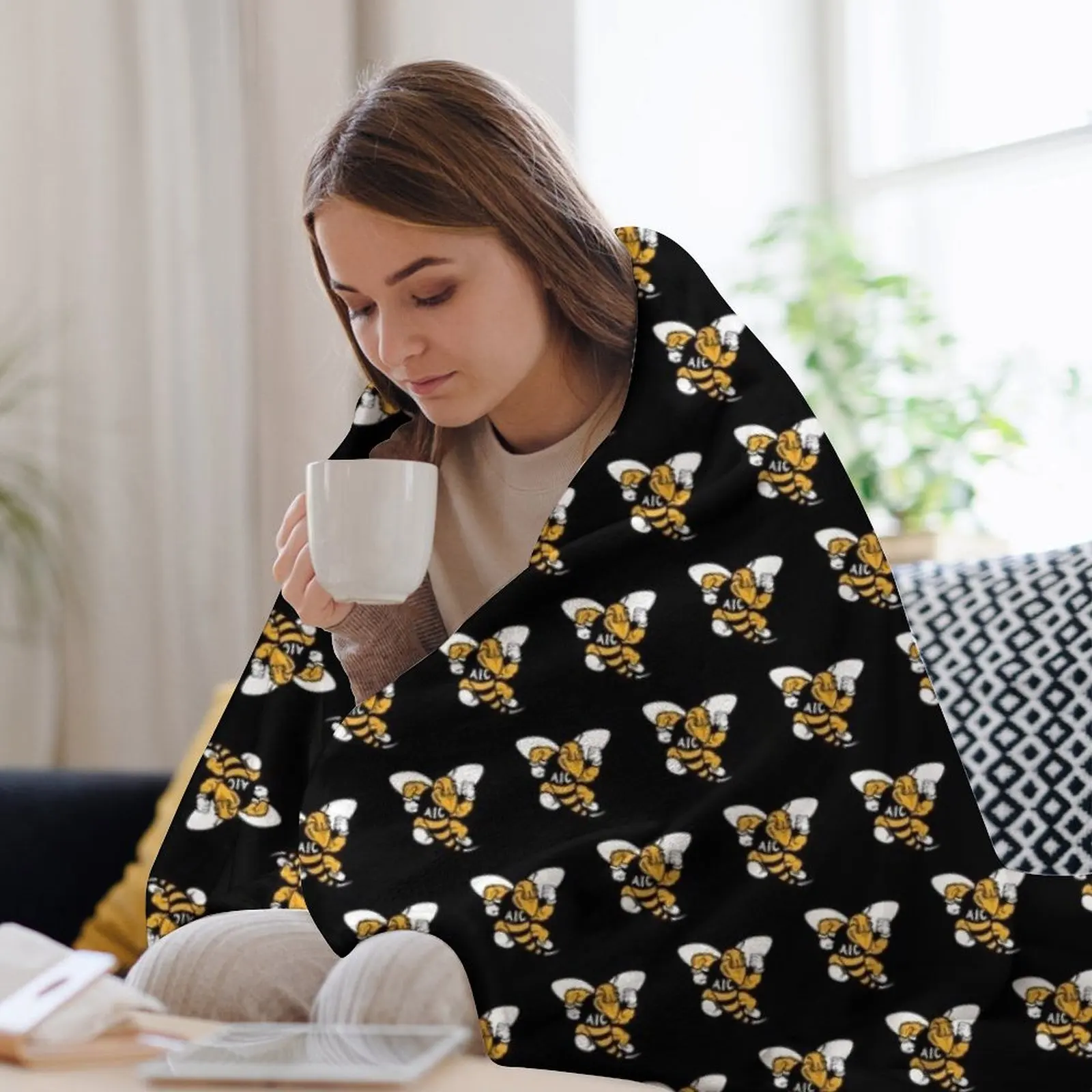 Знаковное одеяло The Randolph Macon мягкие одеяла с большим ворсом