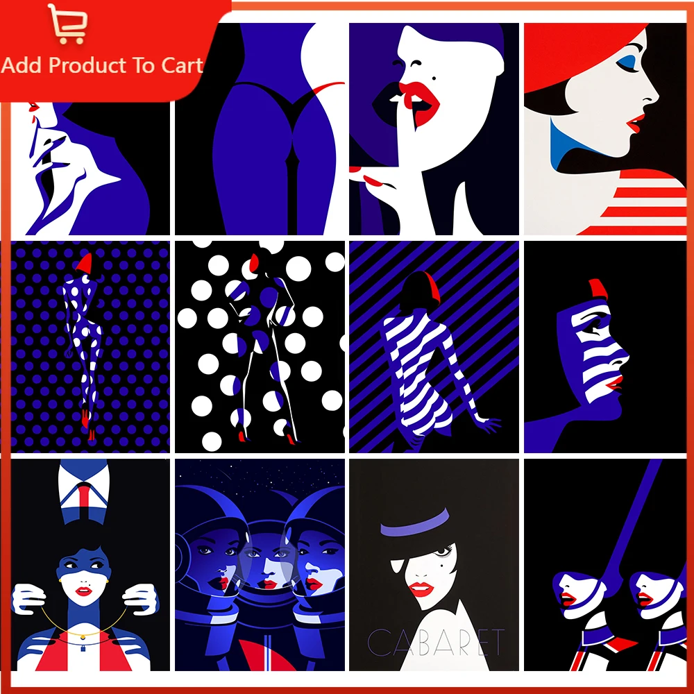 

Painting By Numbers Adults Unreal Girl Cabaret Illustration The Art Of Math Draw Yourself Handicrafts Paint By Number Home Decor